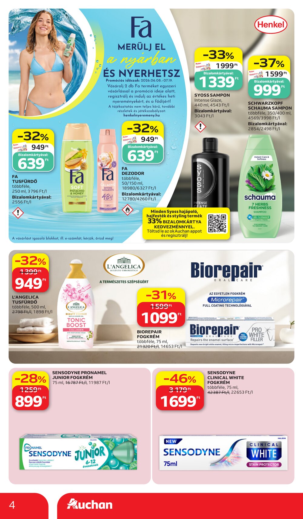 Auchan akciós újság 2026.07.02-től - 4. oldal.