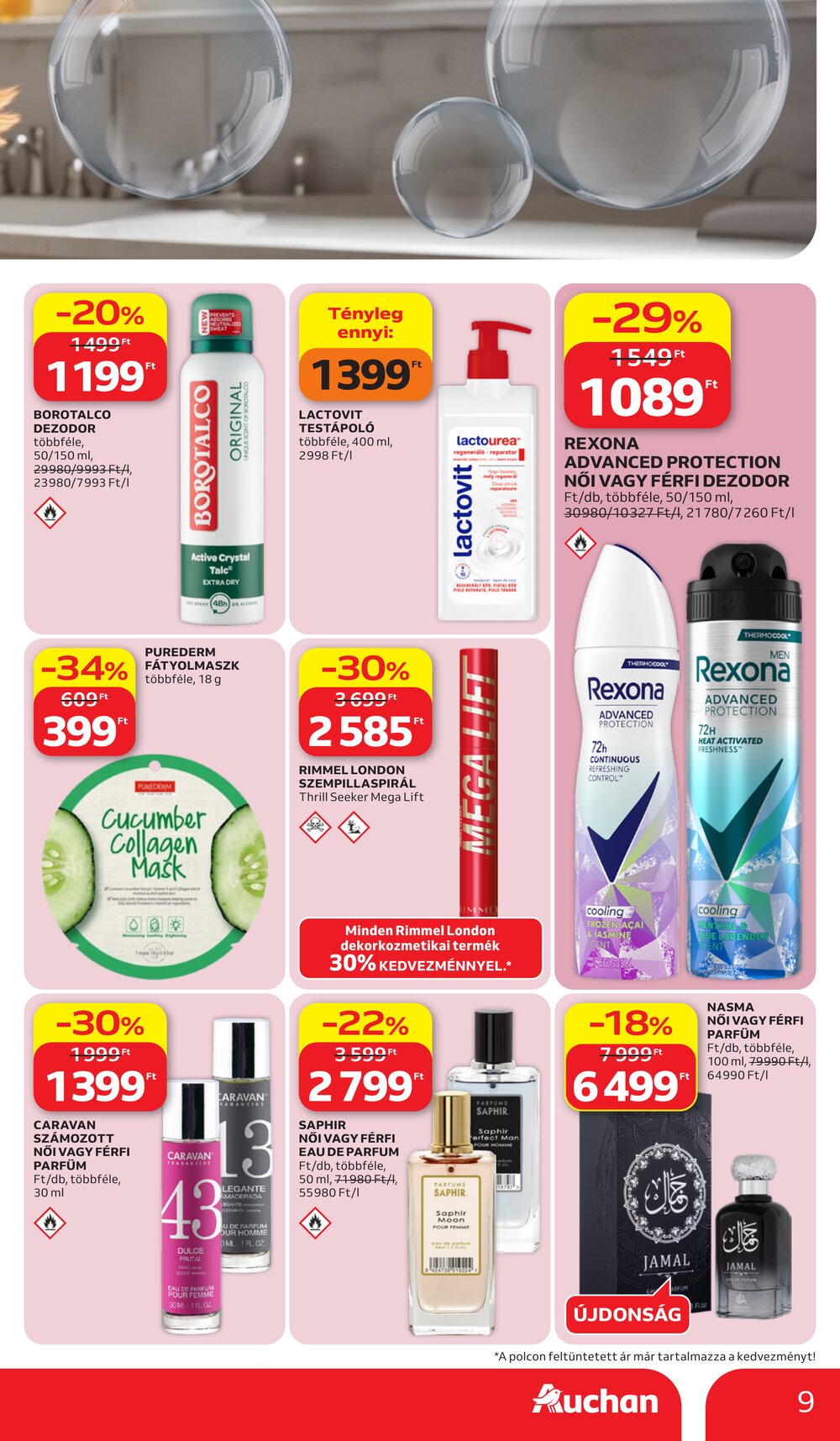 Auchan akciós újság 2026.07.02-től - 9. oldal.