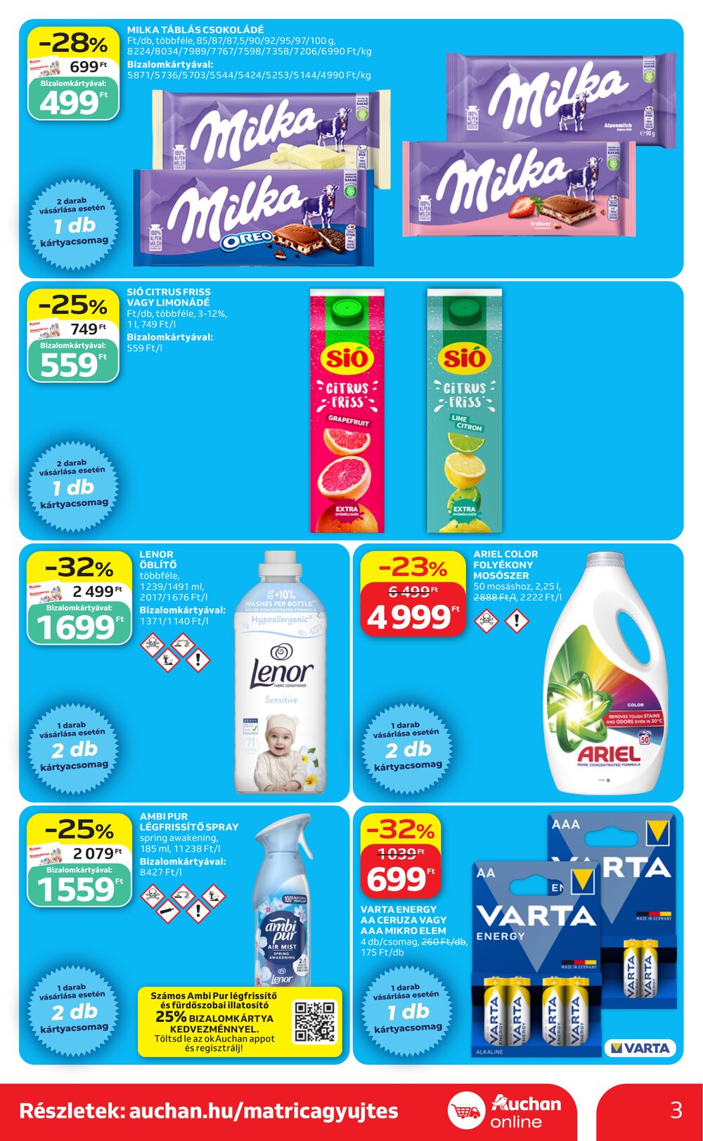 Auchan akciós újság 2026.07.02-től - 3. oldal.
