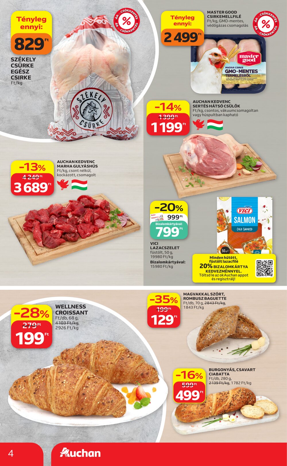 Auchan akciós újság 2026.07.02-től - 4. oldal.