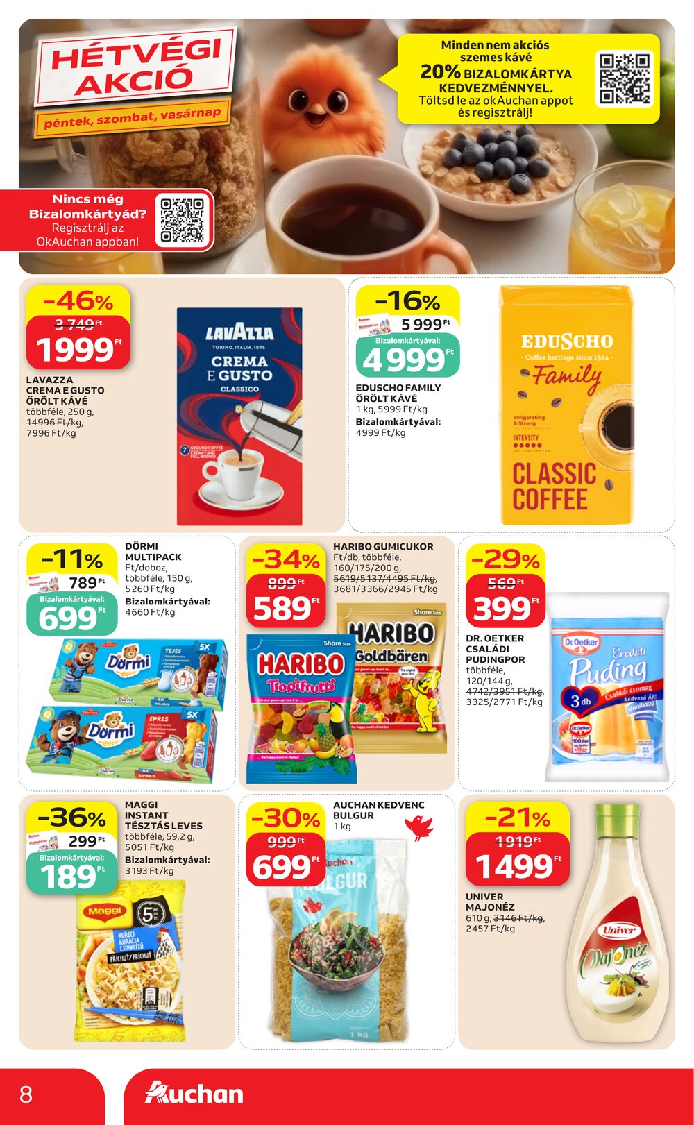 Auchan akciós újság 2026.07.02-től - 8. oldal.