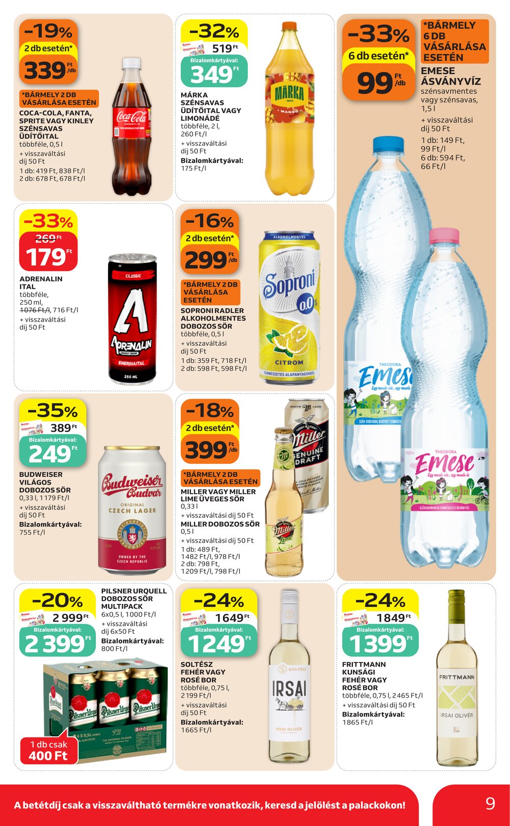 Auchan akciós újság 2026.07.02-től - 9. oldal.