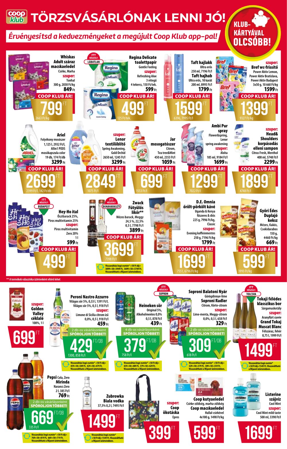 Coop akciós újság 2026.07.02-től - 7. oldal.