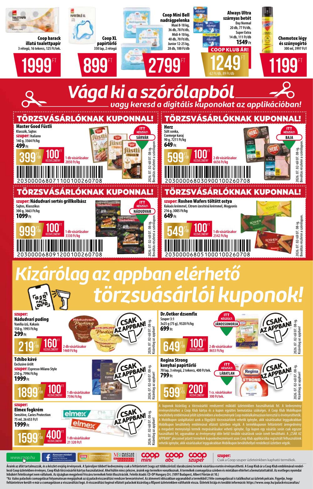 Coop akciós újság 2026.07.02-től - 8. oldal.