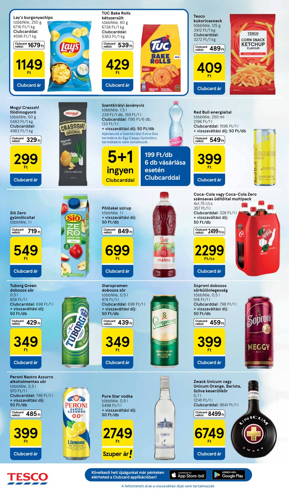 Tesco akciós újság 2026.07.02-től - 6. oldal.