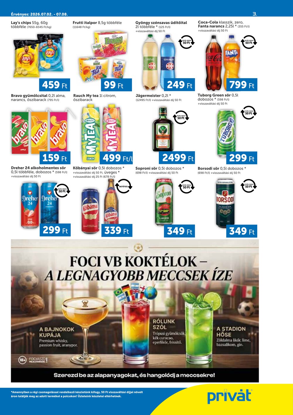Privát akciós újság 2026.07.02-től - 3. oldal.