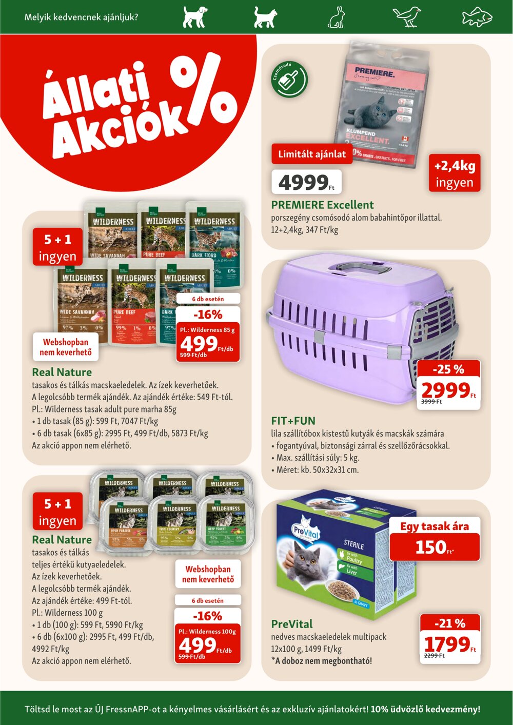 Fressnapf akciós újság 2026.07.02-től - 2. oldal.