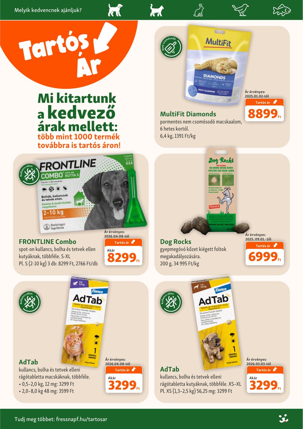 Fressnapf akciós újság 2026.07.02-től - 3. oldal.