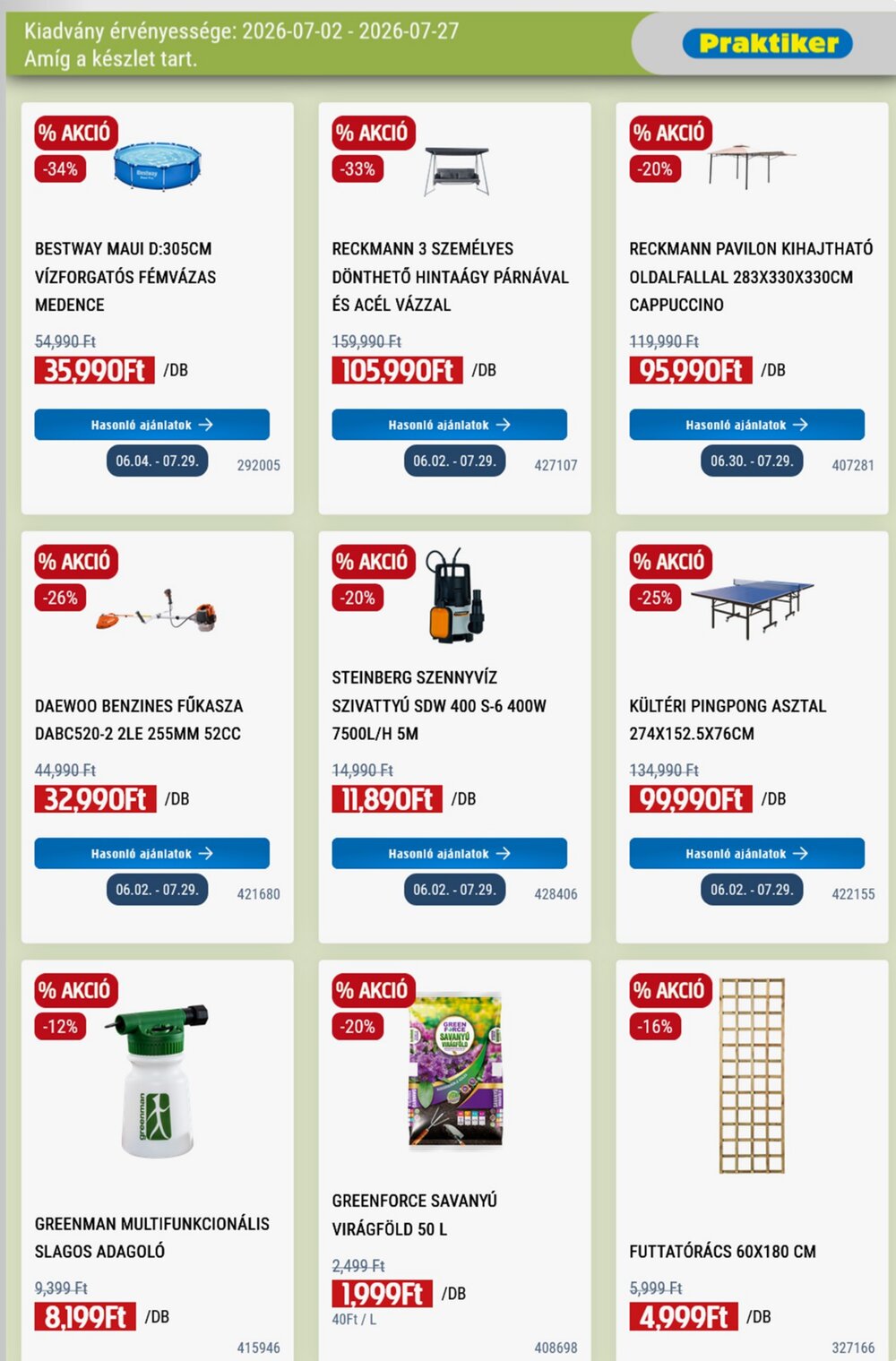 Praktiker akciós újság 2026.07.02-től - 5. oldal.