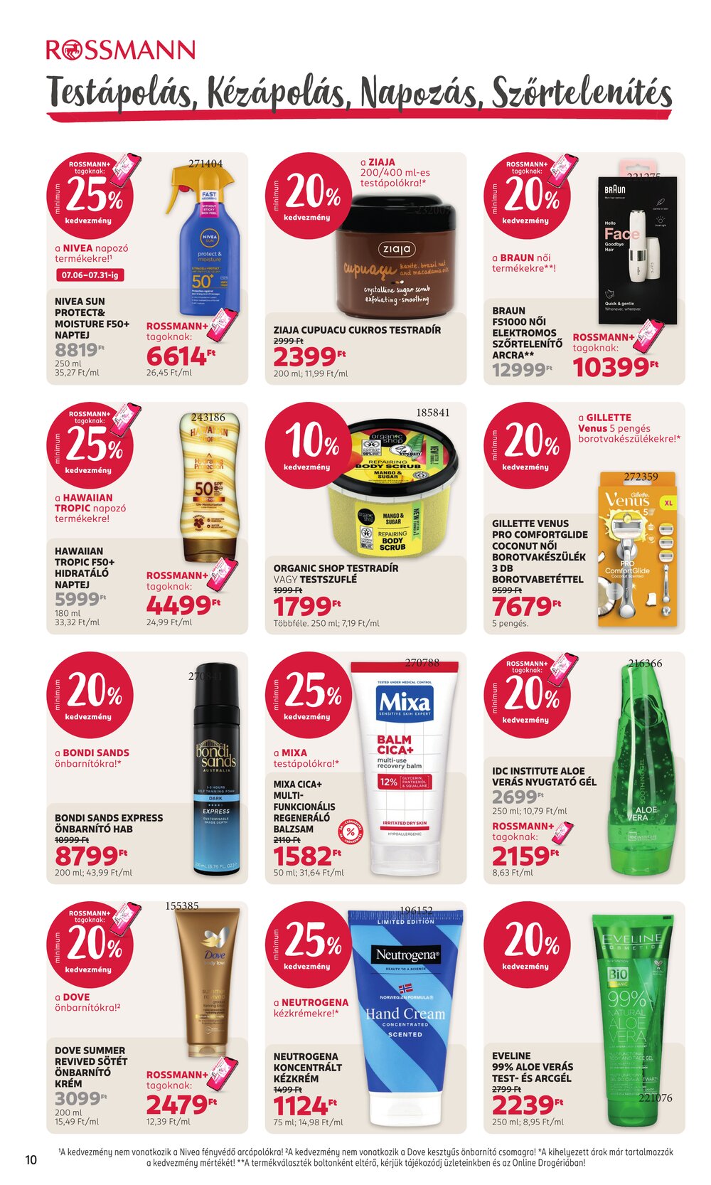Rossmann akciós újság 2026.07.06-tól - 12. oldal.