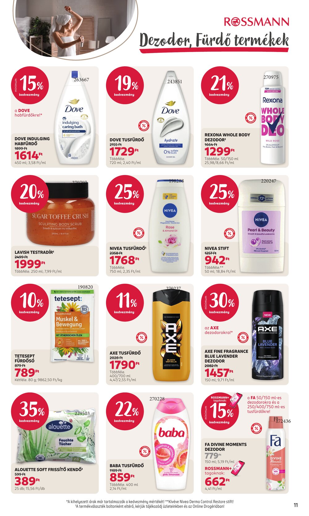 Rossmann akciós újság 2026.07.06-tól - 13. oldal.