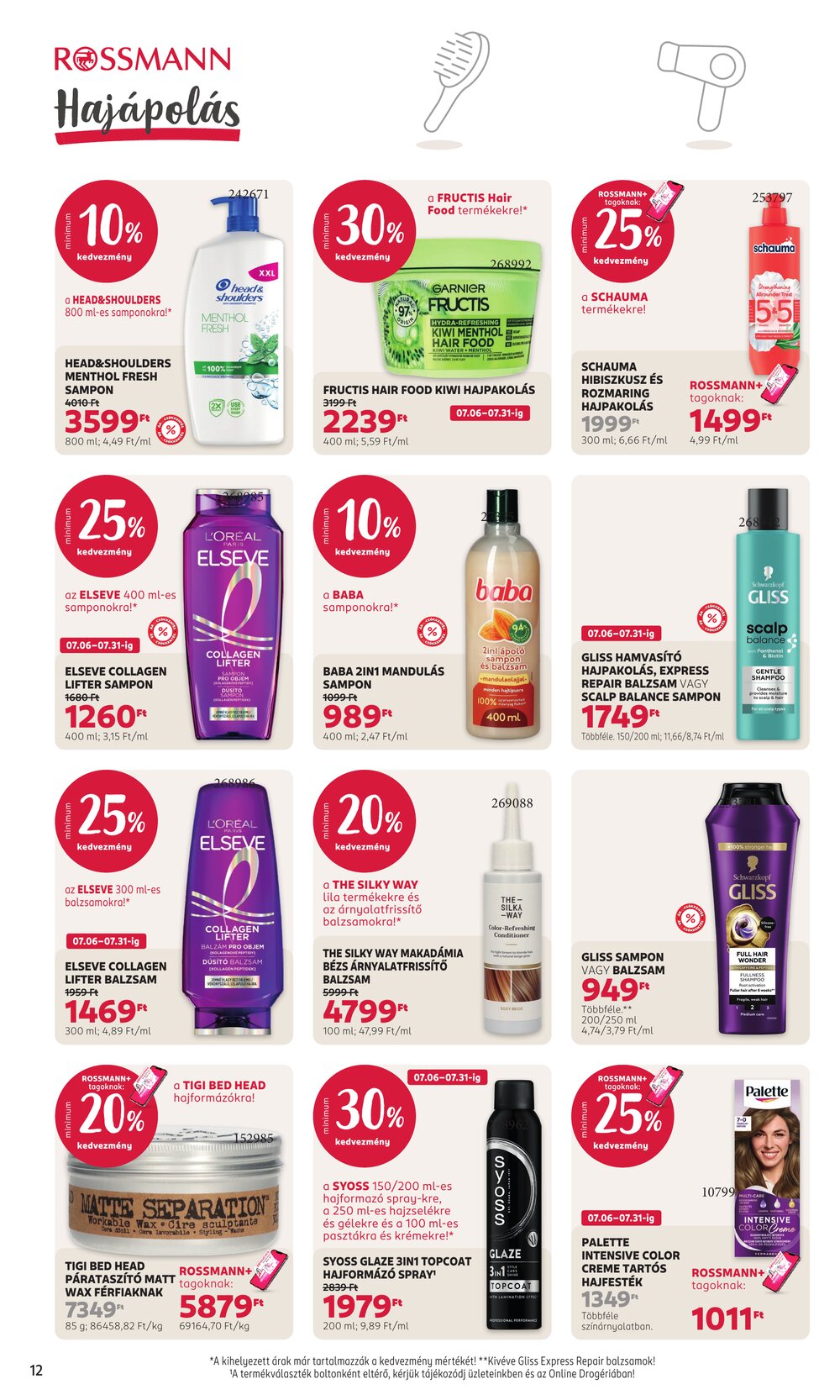 Rossmann akciós újság 2026.07.06-tól - 14. oldal.