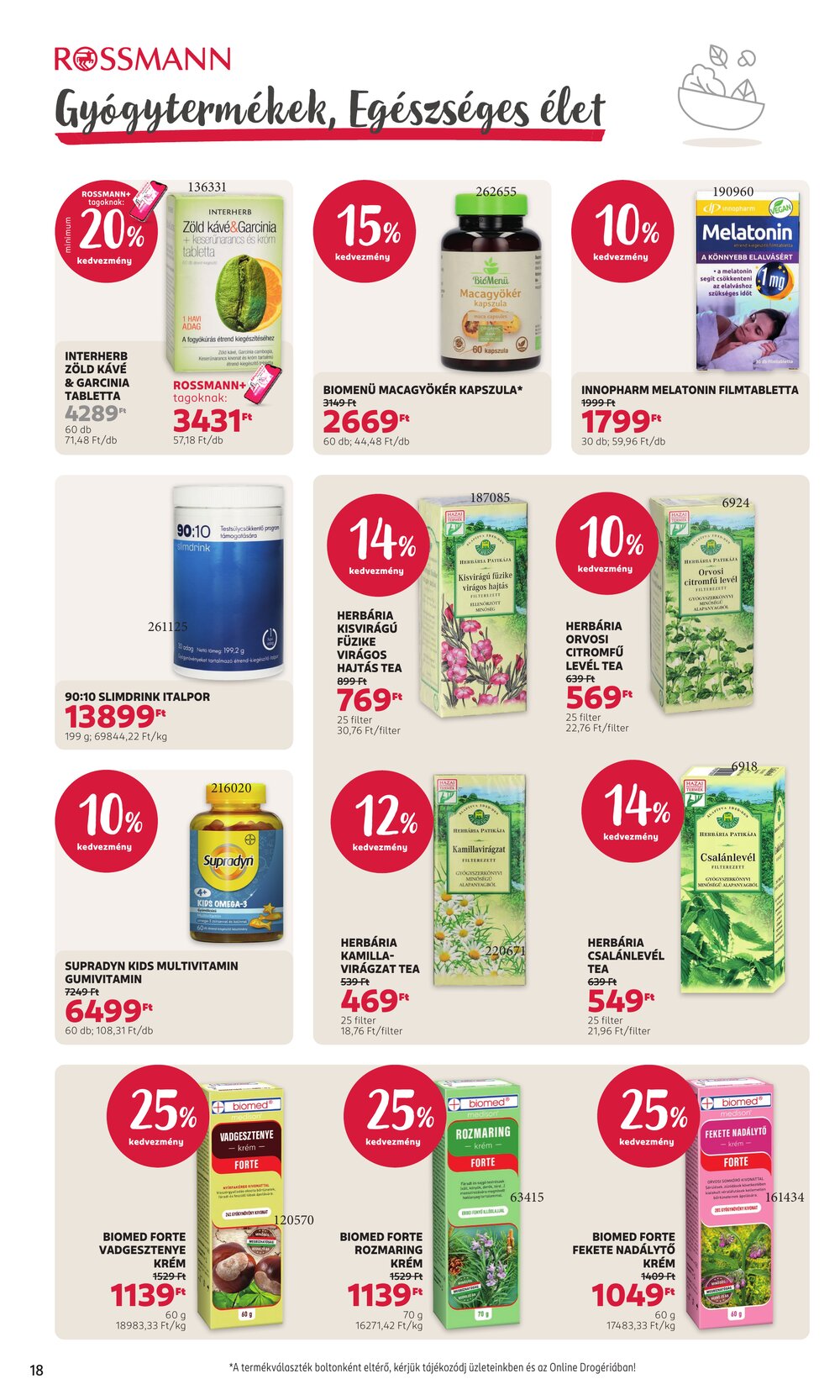 Rossmann akciós újság 2026.07.06-tól - 20. oldal.
