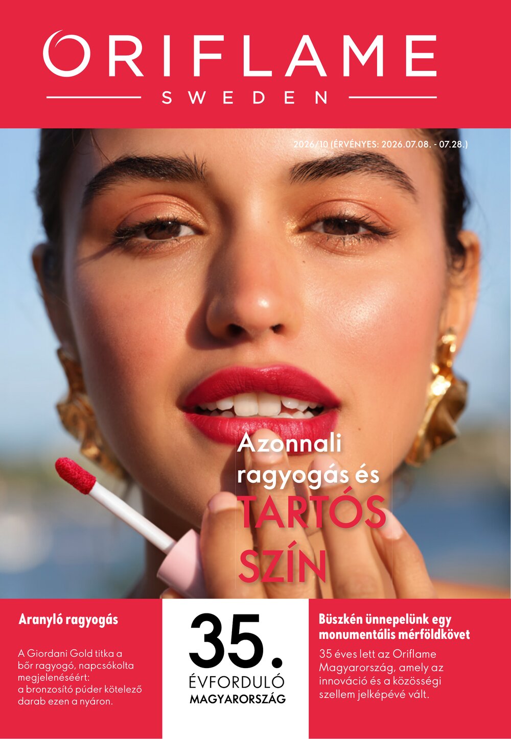 Oriflame akciós újság 2026.07.08-tól - 1. oldal.