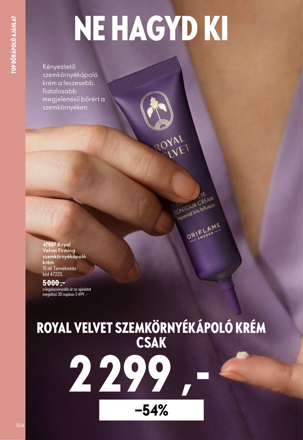 Oriflame akciós újság 2026.07.08-tól - 104. oldal.