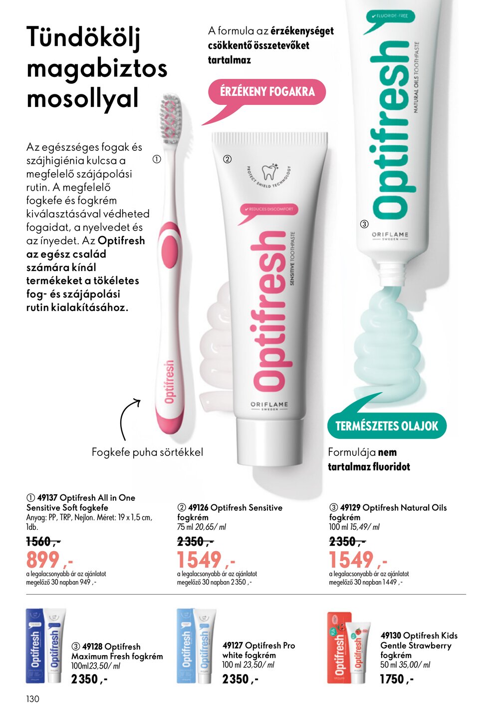 Oriflame akciós újság 2026.07.08-tól - 130. oldal.