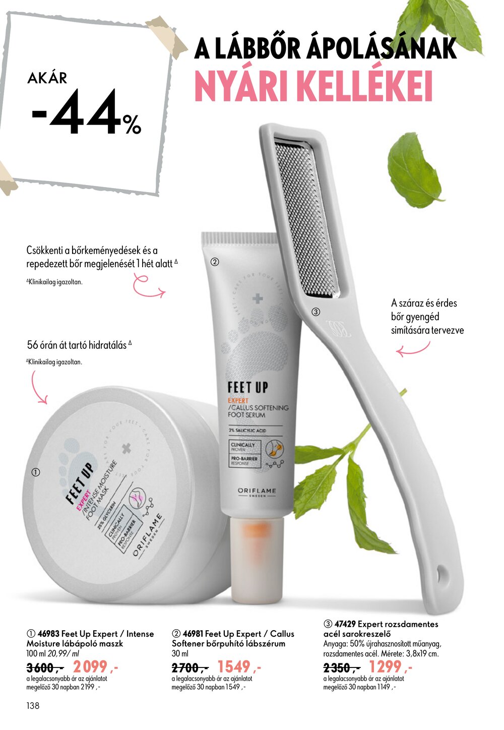 Oriflame akciós újság 2026.07.08-tól - 138. oldal.