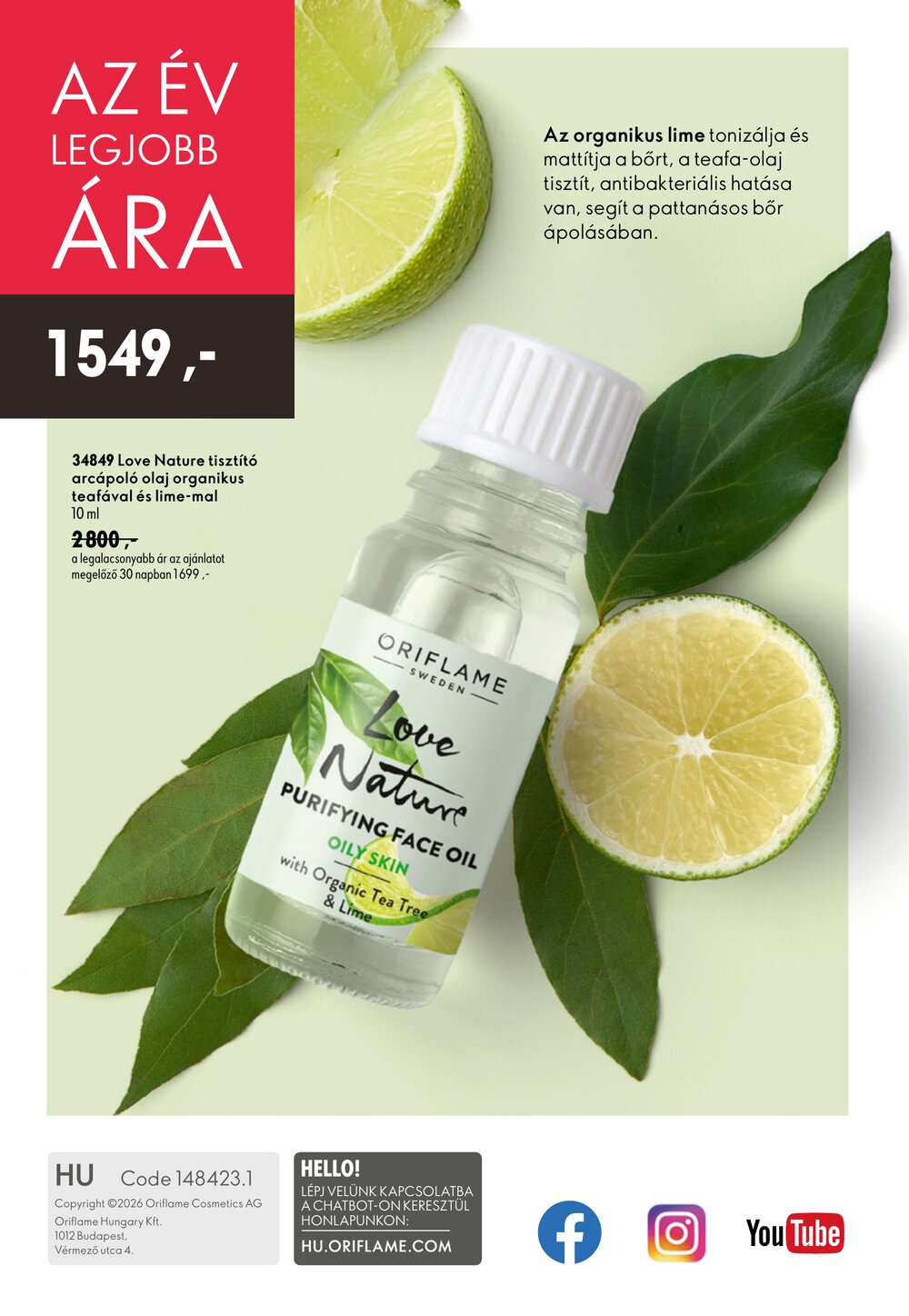 Oriflame akciós újság 2026.07.08-tól - 148. oldal.
