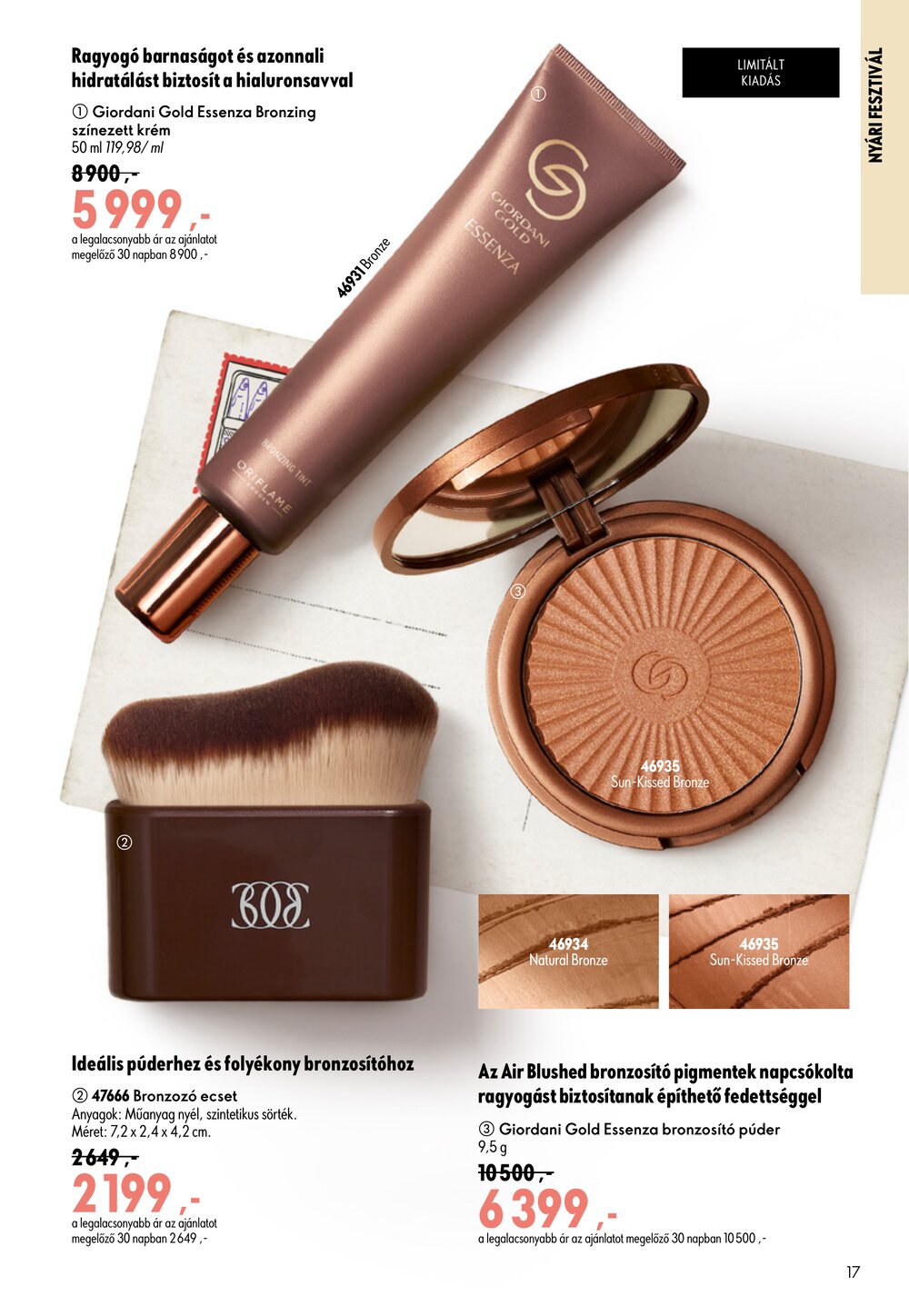 Oriflame akciós újság 2026.07.08-tól - 17. oldal.