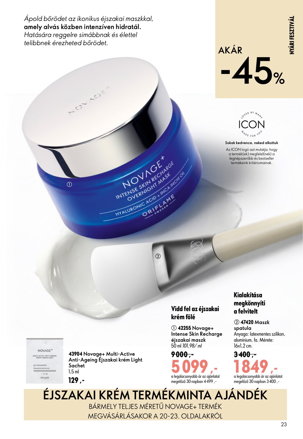 Oriflame akciós újság 2026.07.08-tól - 23. oldal.