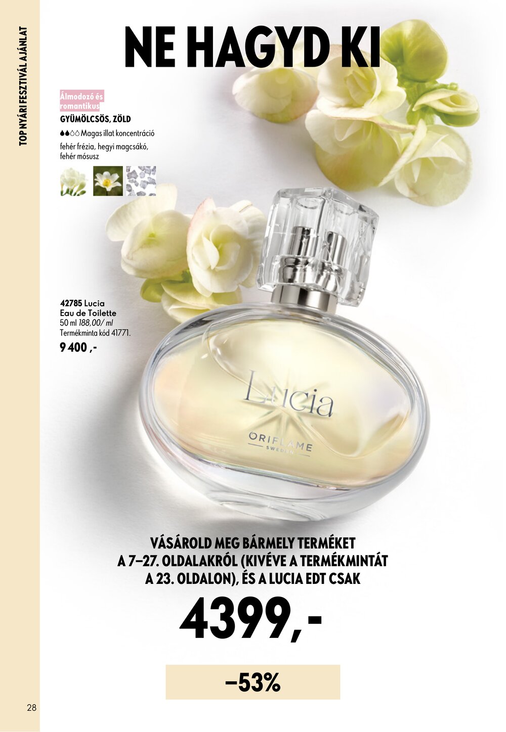 Oriflame akciós újság 2026.07.08-tól - 28. oldal.