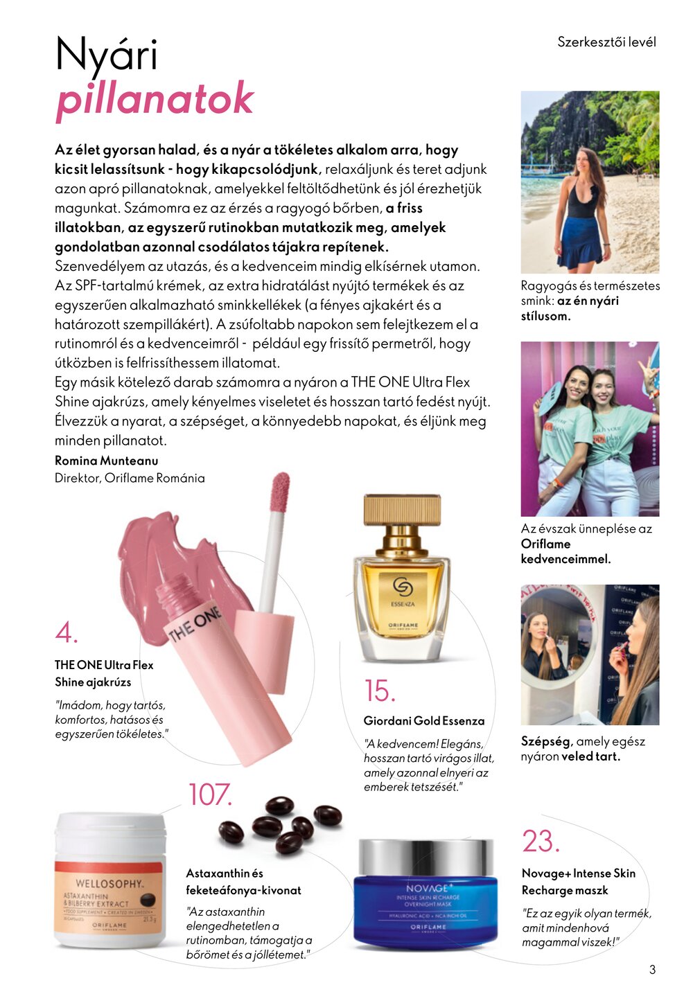 Oriflame akciós újság 2026.07.08-tól - 3. oldal.