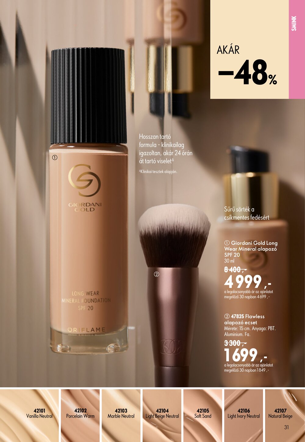 Oriflame akciós újság 2026.07.08-tól - 31. oldal.