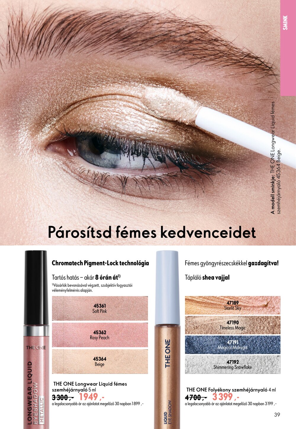 Oriflame akciós újság 2026.07.08-tól - 39. oldal.