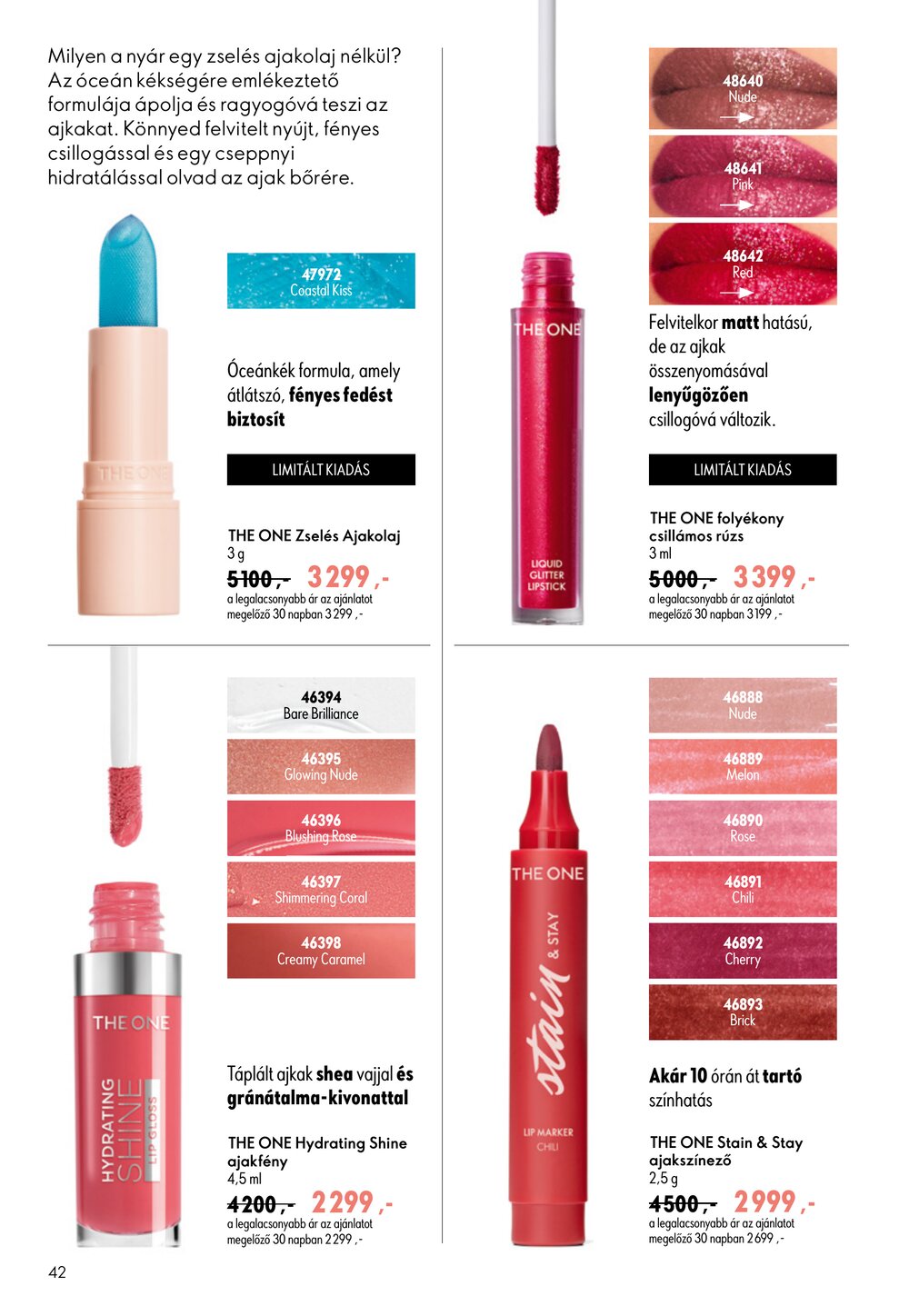 Oriflame akciós újság 2026.07.08-tól - 42. oldal.