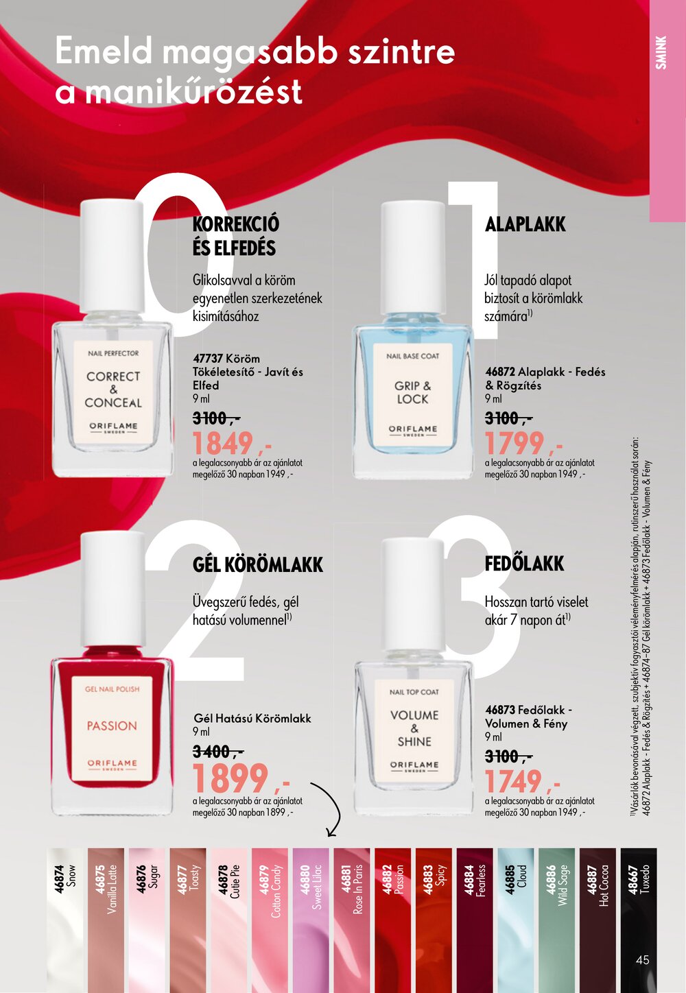Oriflame akciós újság 2026.07.08-tól - 45. oldal.