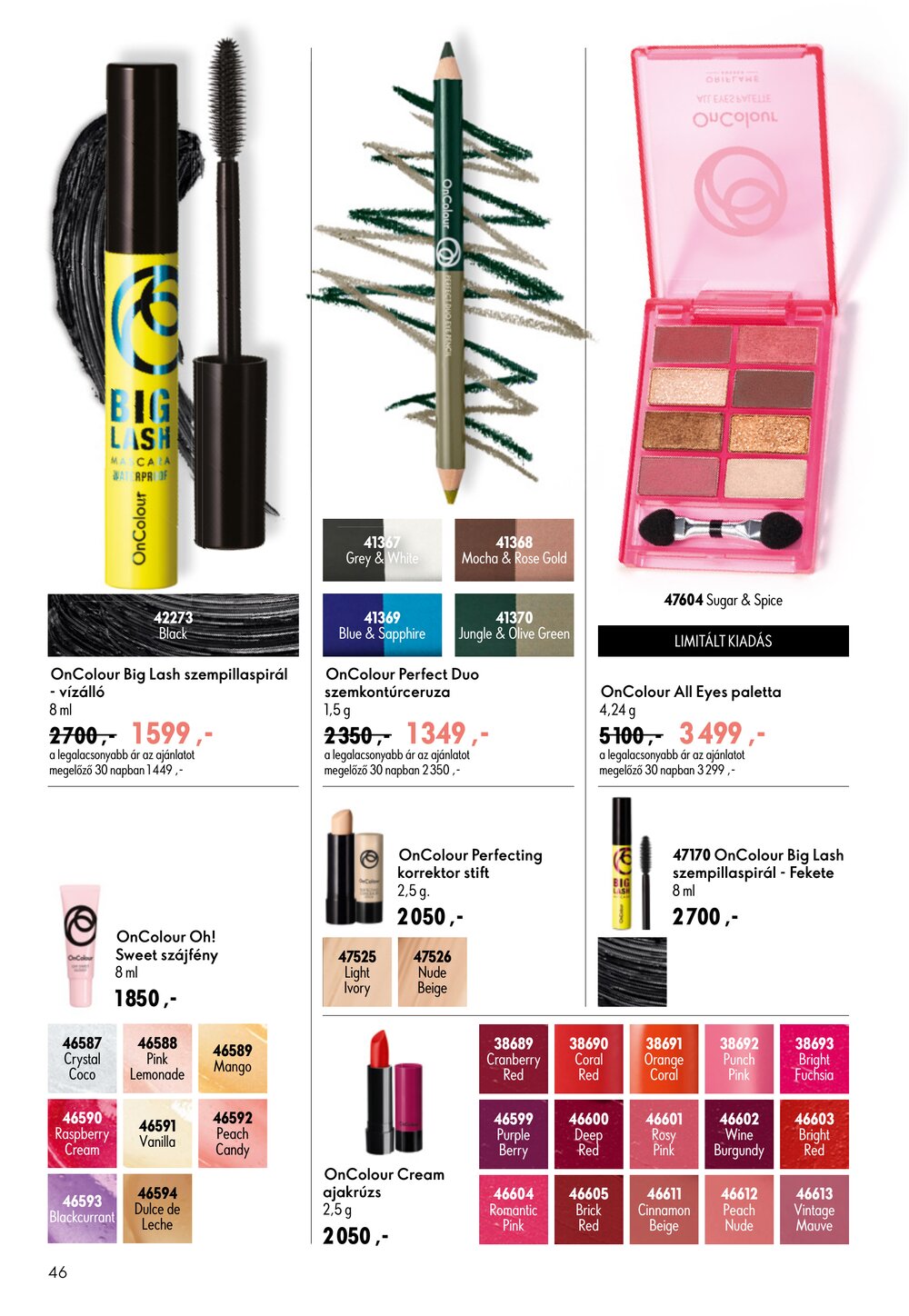 Oriflame akciós újság 2026.07.08-tól - 46. oldal.