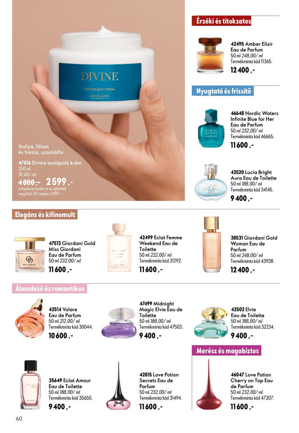 Oriflame akciós újság 2026.07.08-tól - 60. oldal.