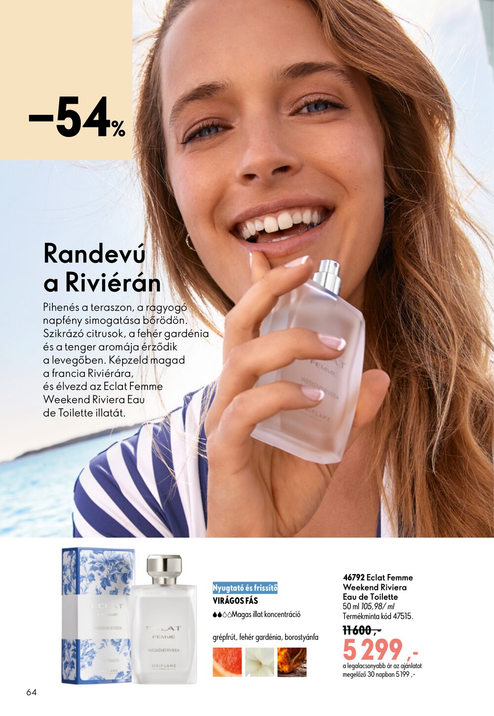 Oriflame akciós újság 2026.07.08-tól - 64. oldal.