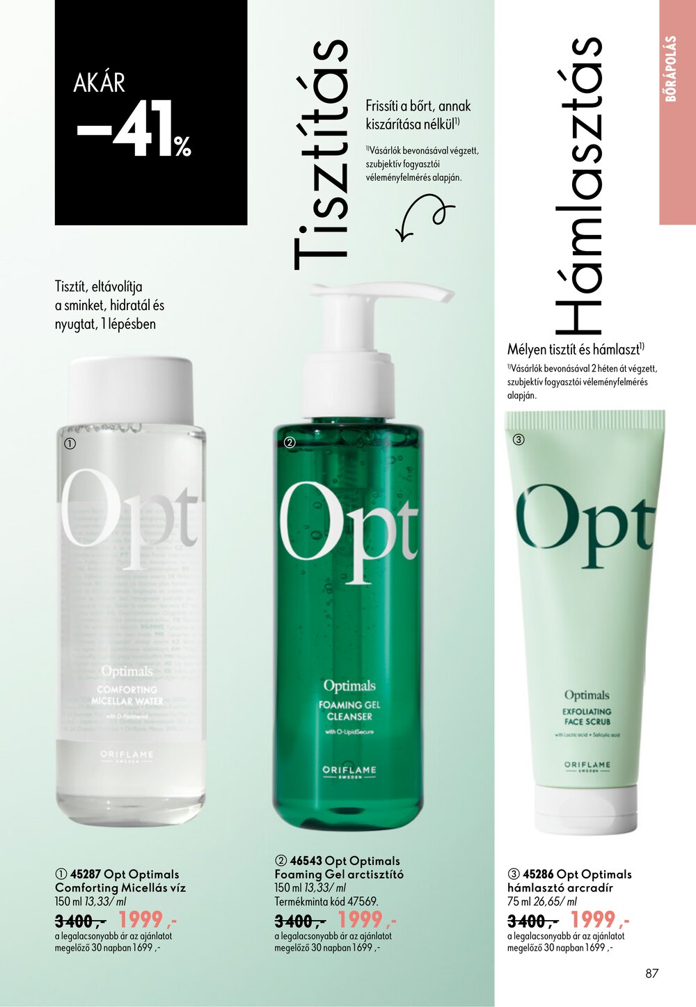 Oriflame akciós újság 2026.07.08-tól - 87. oldal.