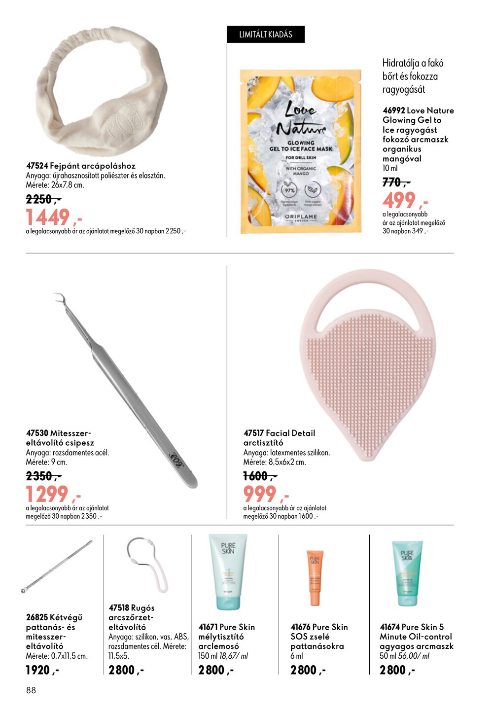 Oriflame akciós újság 2026.07.08-tól - 88. oldal.