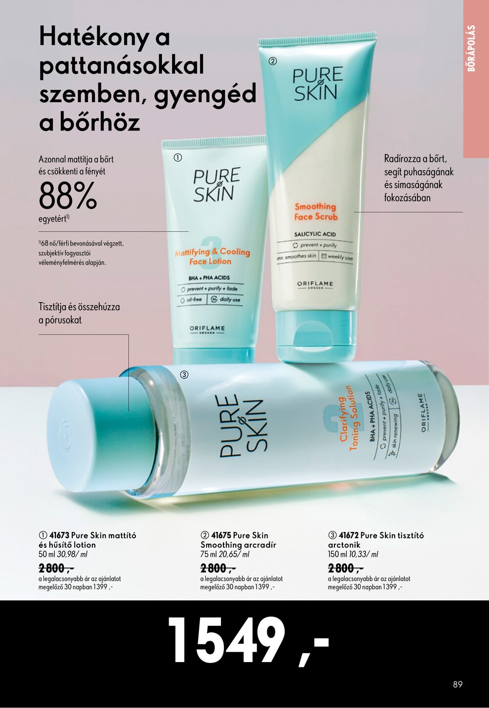 Oriflame akciós újság 2026.07.08-tól - 89. oldal.