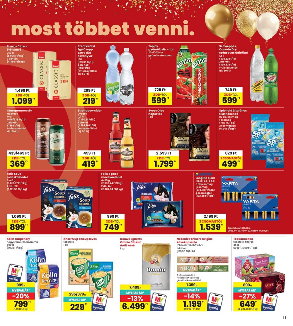 Interspar akciós újság 2026.07.09-től - 11. oldal.