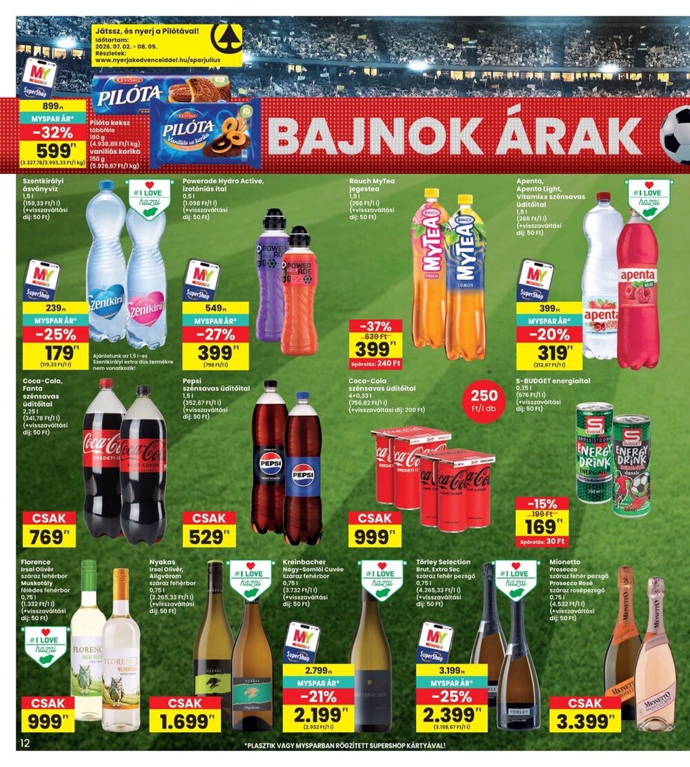 Interspar akciós újság 2026.07.09-től - 12. oldal.