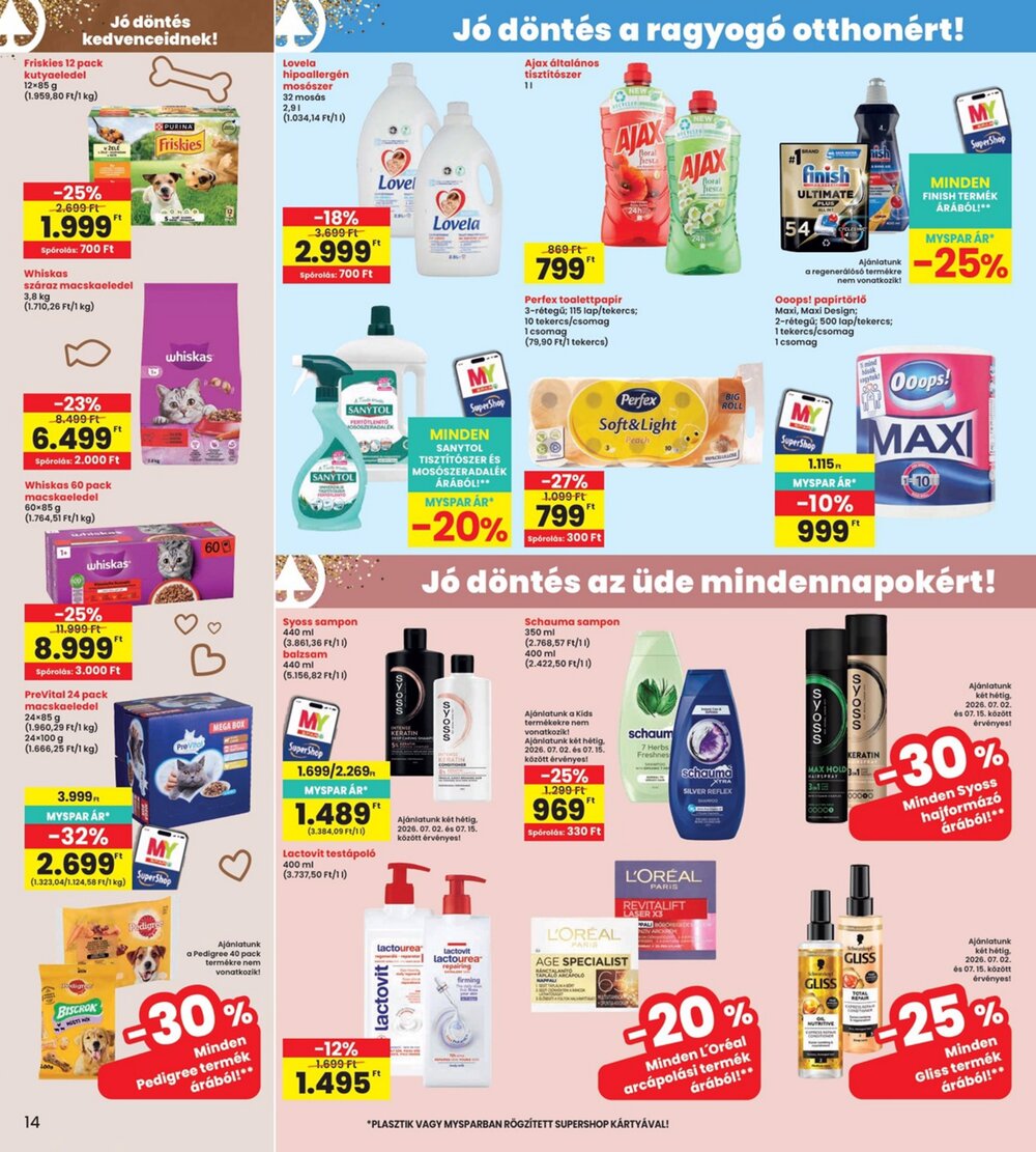 Interspar akciós újság 2026.07.09-től - 14. oldal.