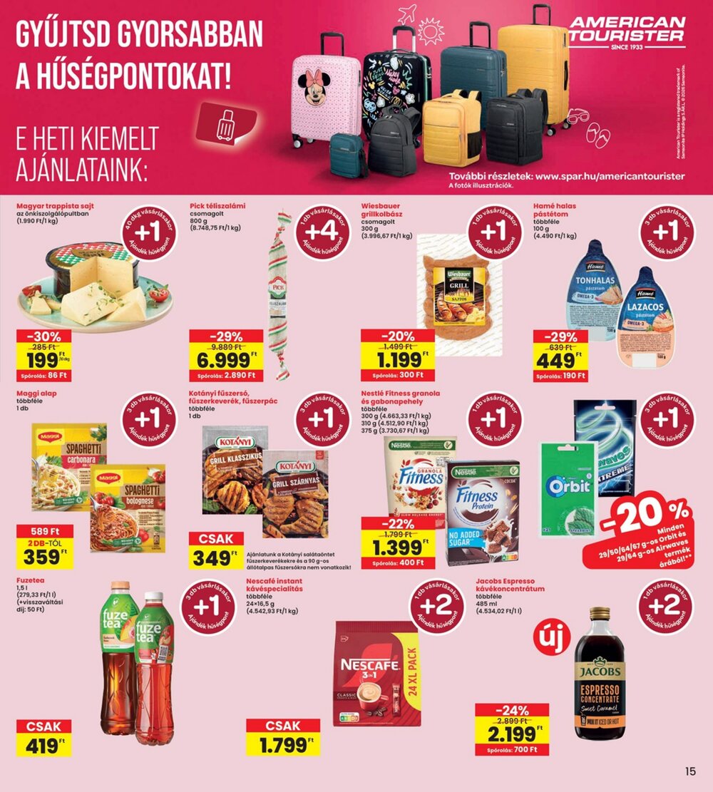 Interspar akciós újság 2026.07.09-től - 15. oldal.