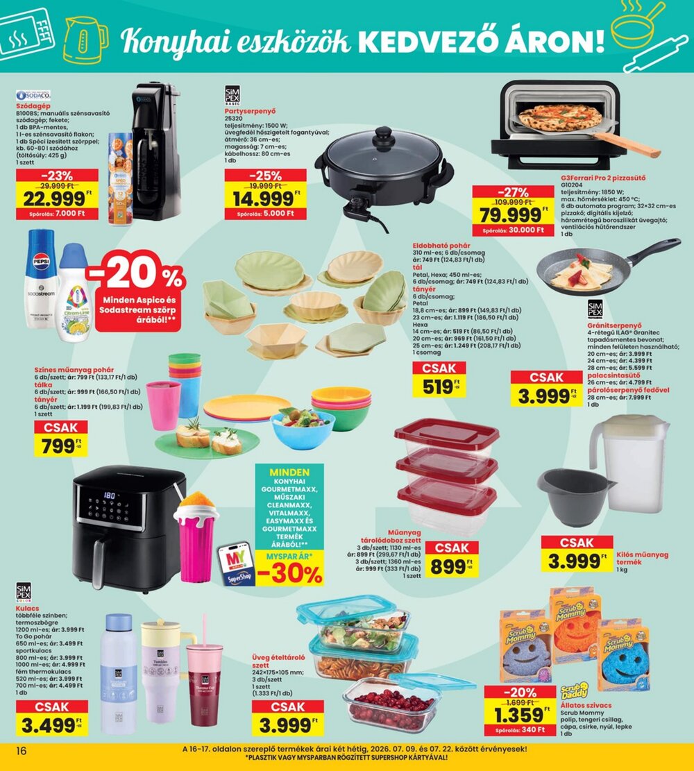 Interspar akciós újság 2026.07.09-től - 16. oldal.