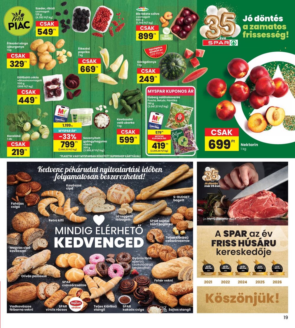 Interspar akciós újság 2026.07.09-től - 19. oldal.