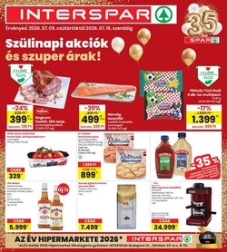 Interspar akciós újság 2026.07.09-től