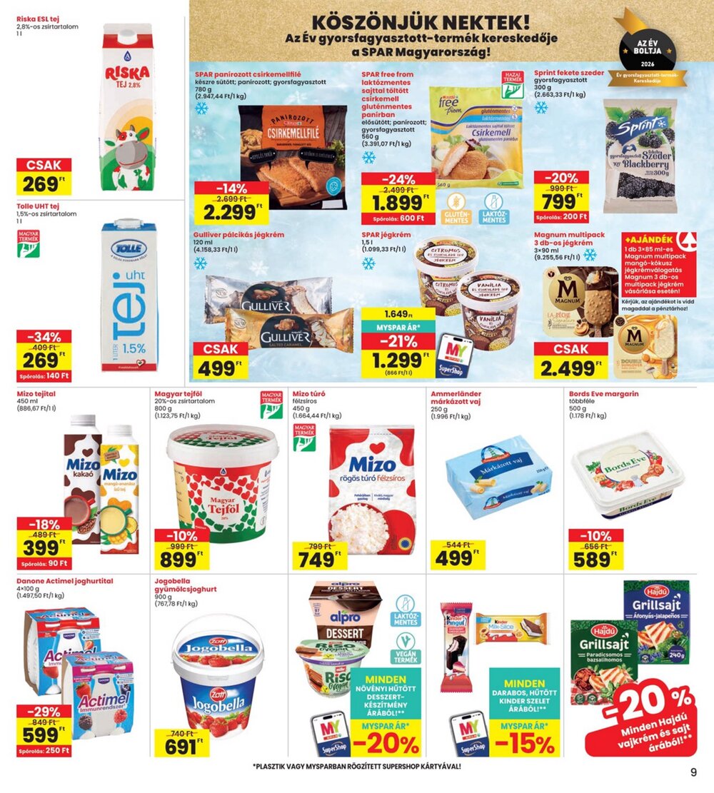 Interspar akciós újság 2026.07.09-től - 9. oldal.