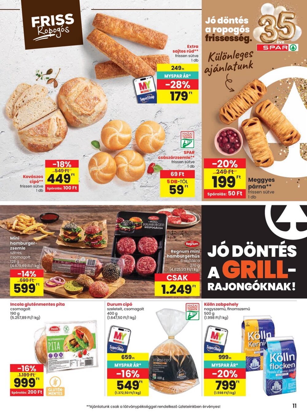 Spar akciós újság 2026.07.09-től - 11. oldal.