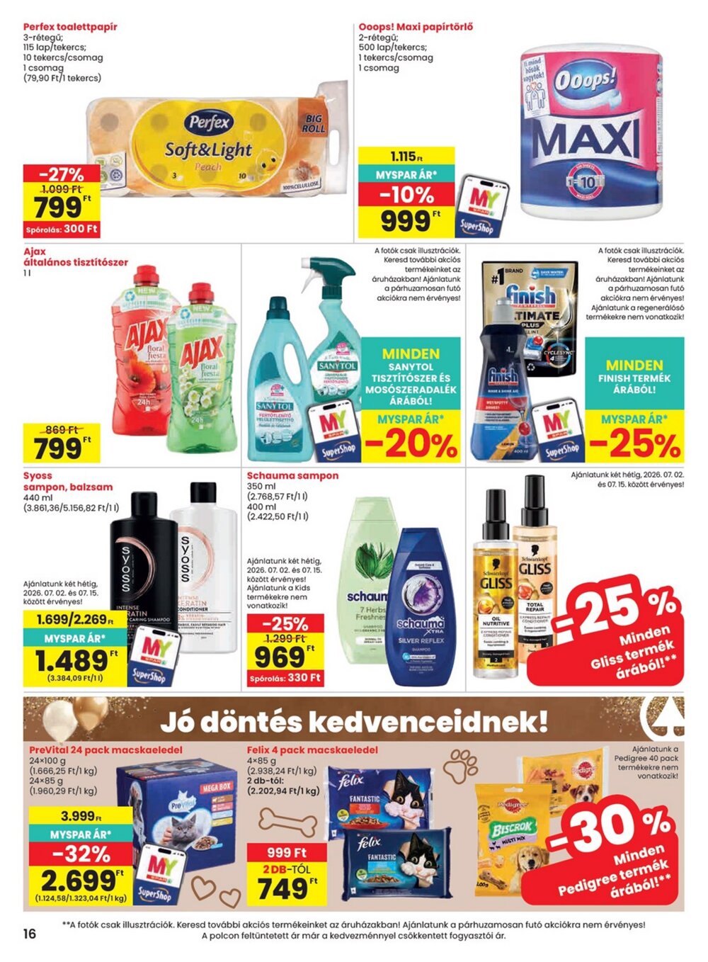 Spar akciós újság 2026.07.09-től - 16. oldal.