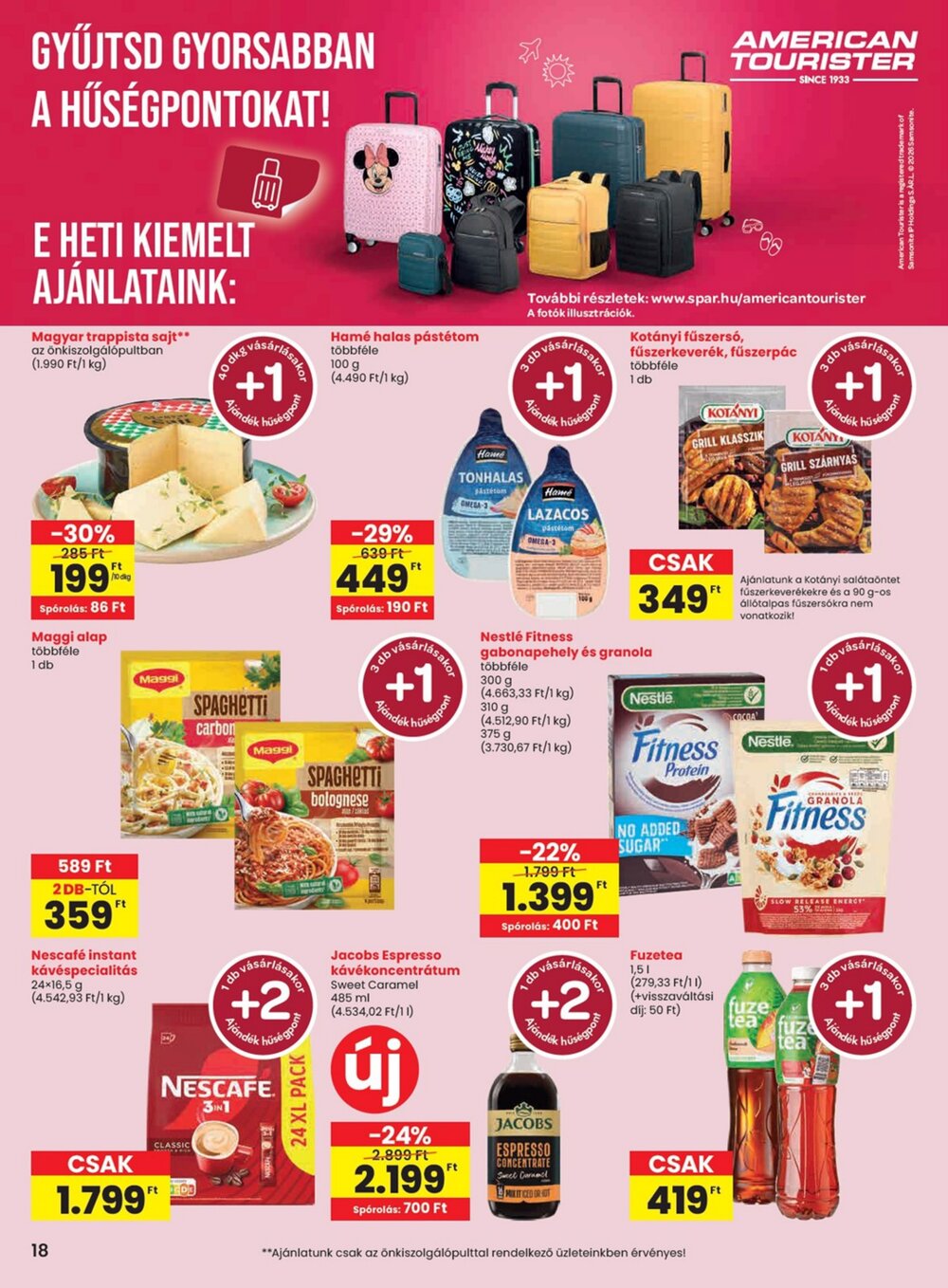 Spar akciós újság 2026.07.09-től - 18. oldal.