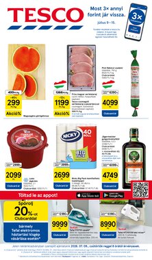 Tesco akciós újság 2026.07.09-től