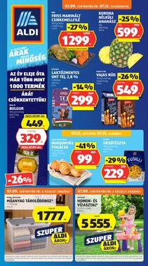 Aldi akciós újság 2026.07.09-től