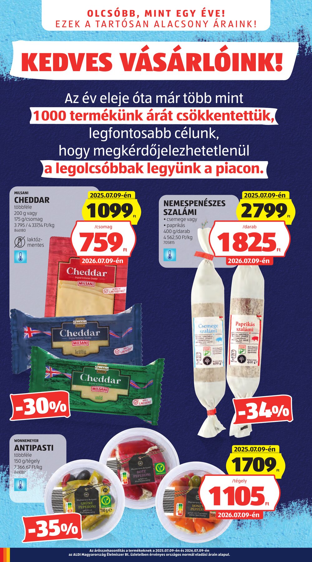 Aldi akciós újság 2026.07.09-től - 2. oldal.